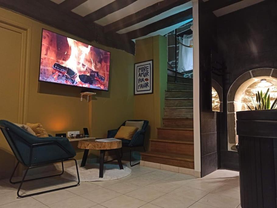 L'Etreinte, Gite De Charme Avec Jacuzzi Interieur Et Sauna Guemene-sur-Scorff Ngoại thất bức ảnh